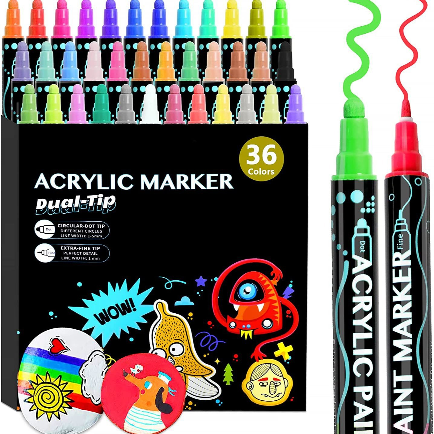 Copic Marker Classic - 12/24/36/26/48/60 색상 나무 캔버스 스톤 락