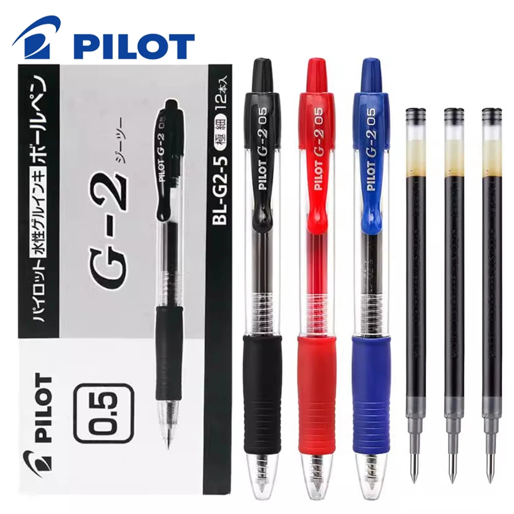 Pilot Pen G2 - 6pcs 일본 파일럿 0.5mm 젤 펜