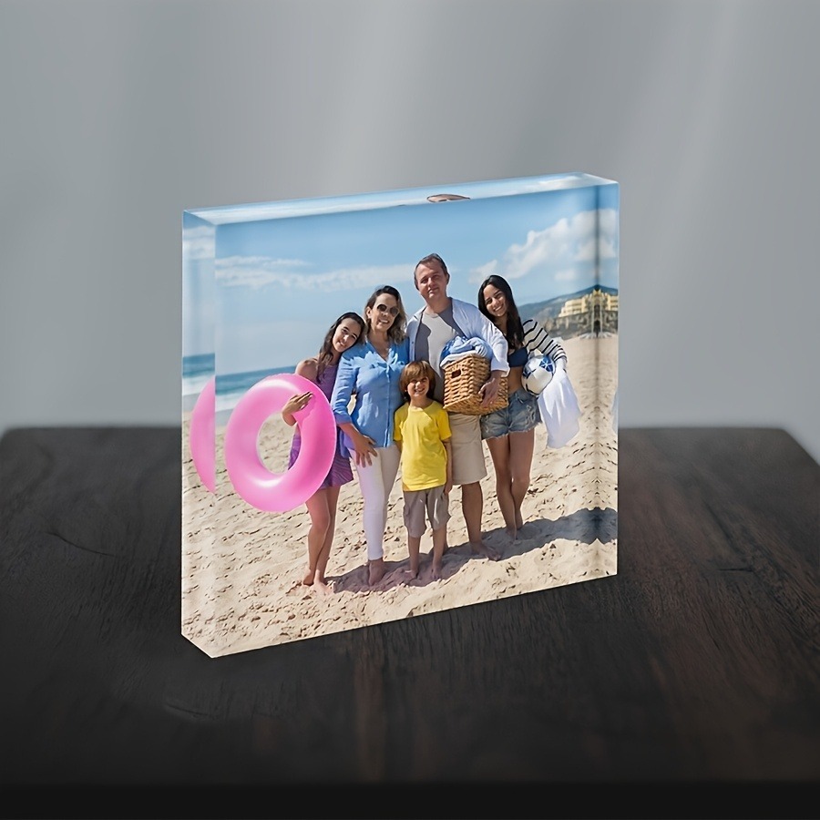 1PC 맞춤형 사진 아크릴 개인 맞춤 선물 가족 엄마  - Photo Acrylic Block 리뷰 및 가격