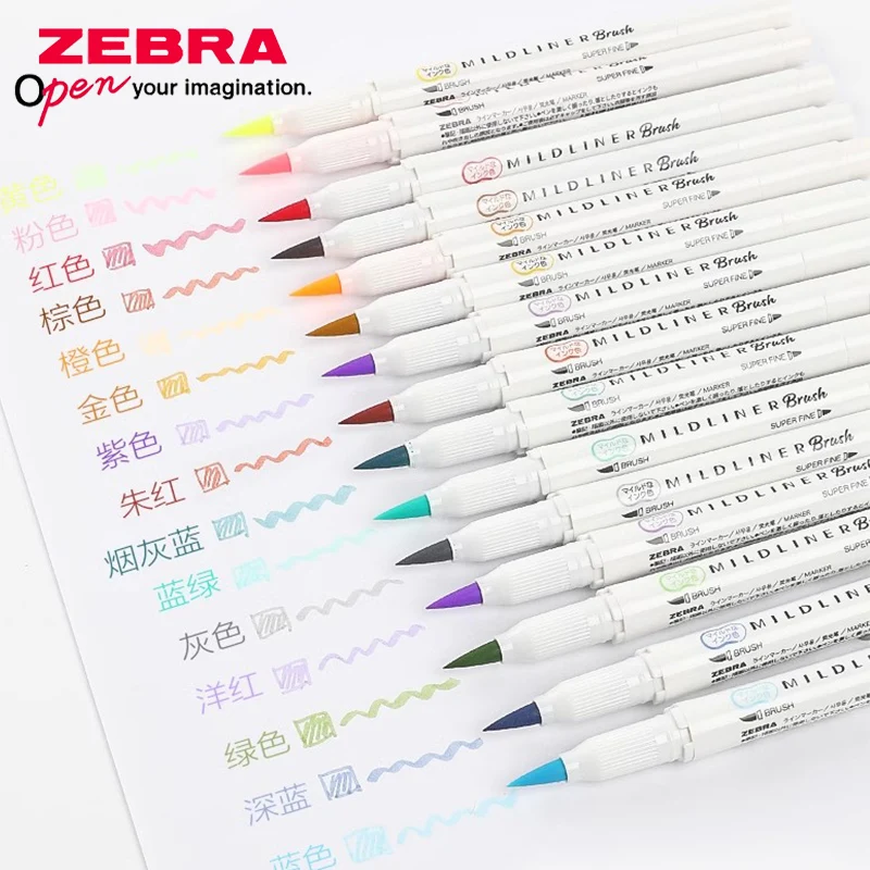 ZEBRA 듀얼 팁 형광펜 컬러 핸드북 펜 학생 하이라 - Zebra Pen Mildliner 리뷰 및 가격