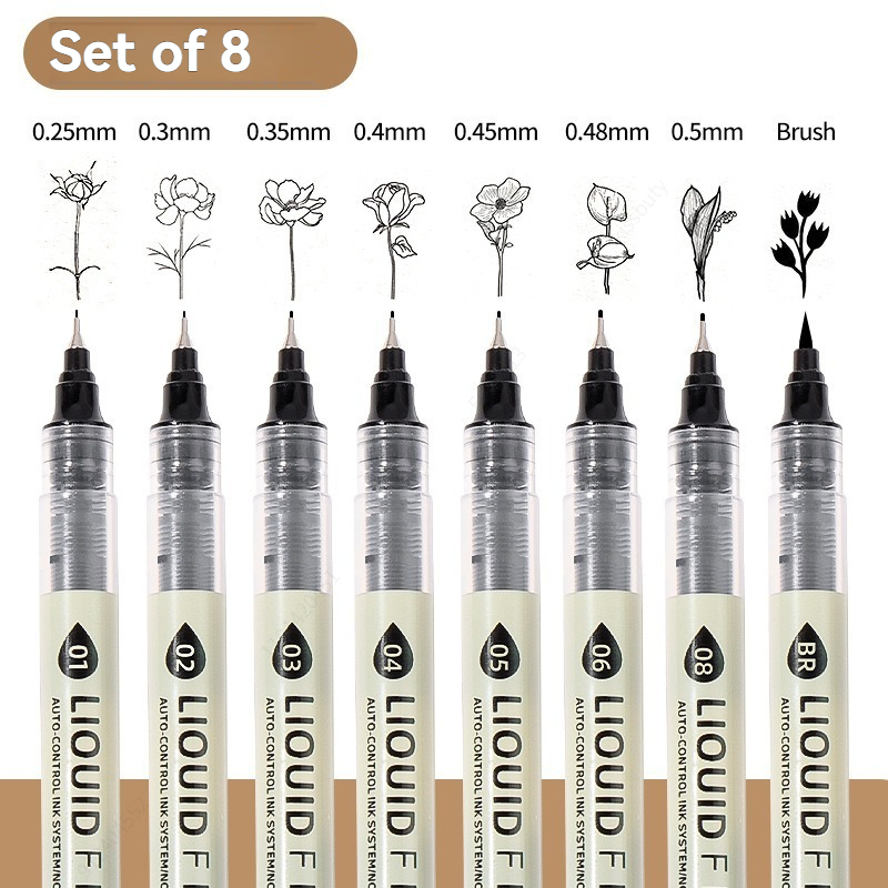 12팩 블랙 파인라이너 드로잉 펜, 만화 아트 및 캘리 - Copic Marker Sketch 리뷰 및 가격