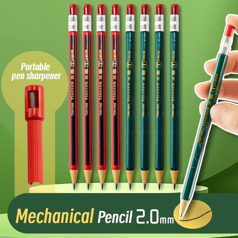 2.0mm 기계식 연필 세트 샤프너가있는 2B 자동 학 - Staedtler Pencil Lumocolor 리뷰 및 가격