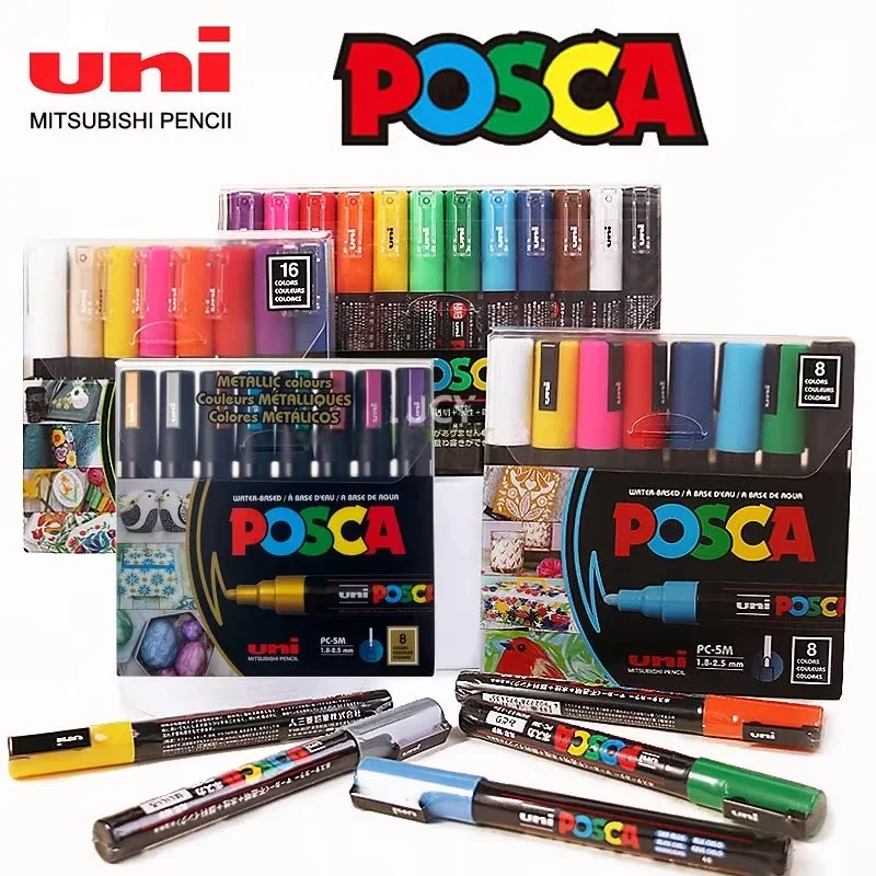 Uni Posca 아트 마커 세트 7/8/12/16 색 - Copic Marker Classic 리뷰 및 가격