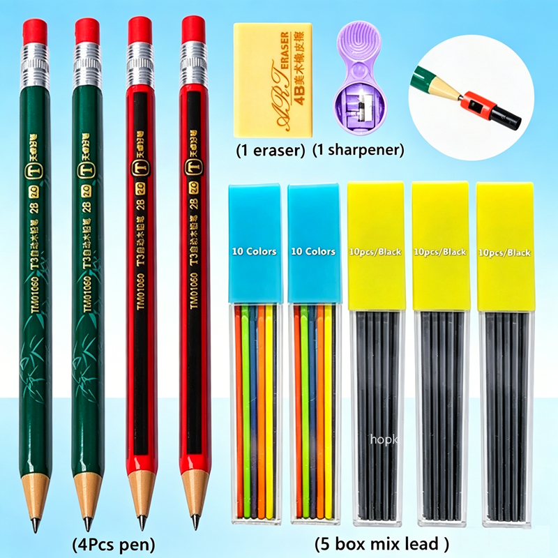 드로잉 연필 기계식 연필 세트 2.0mm 자동 연필(샤 - Staedtler Pencil Lumocolor 리뷰 및 가격