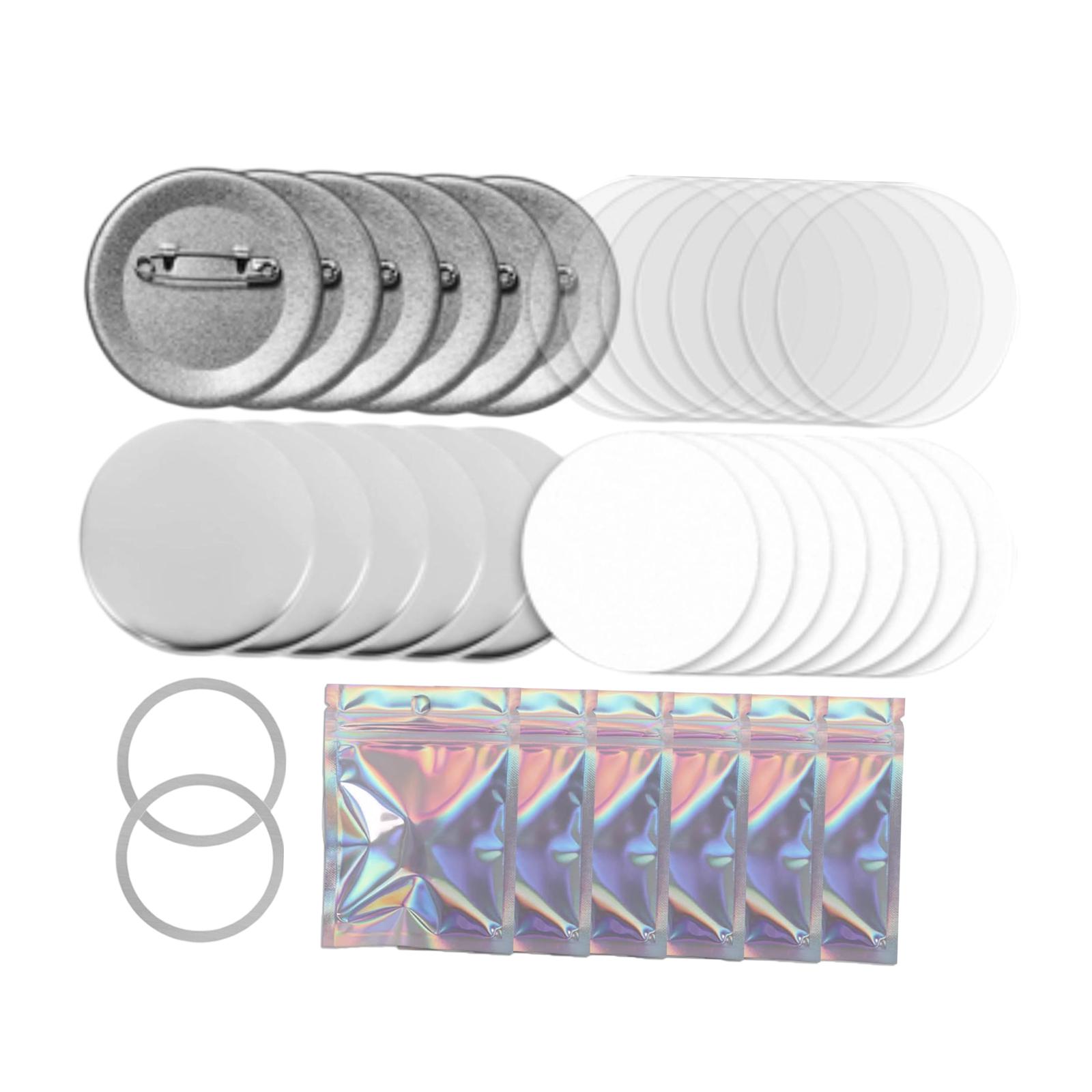 902개의 빈 버튼 제작 용품, 가스켓 투명 필름, 공 - Button Badge Blank 리뷰 및 가격