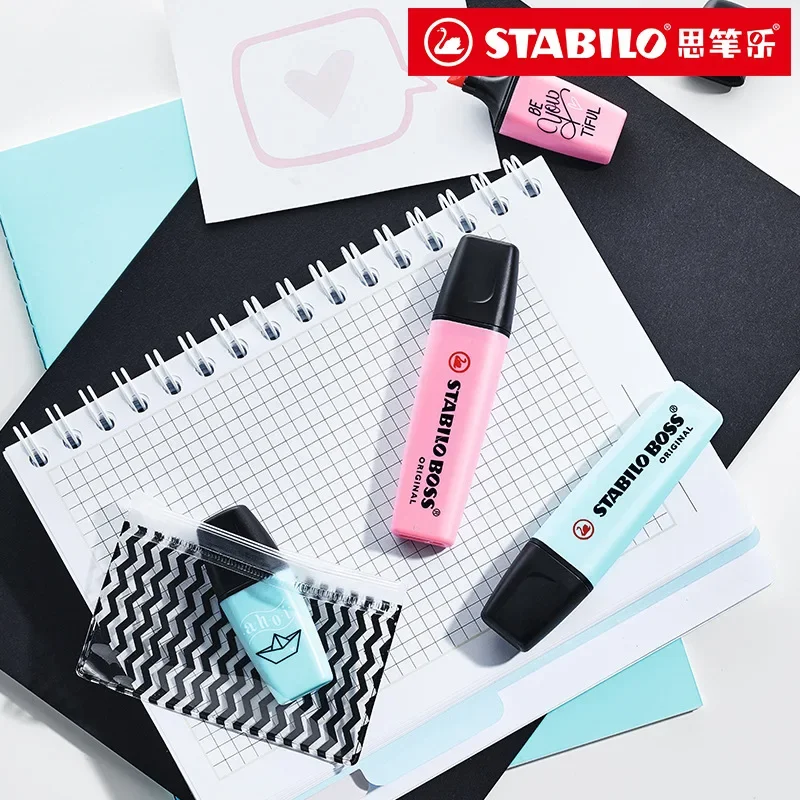 3/6 색상/세트 독일 STABILO 미니 보스 형광펜 - Stabilo Marker Boss 리뷰 및 가격