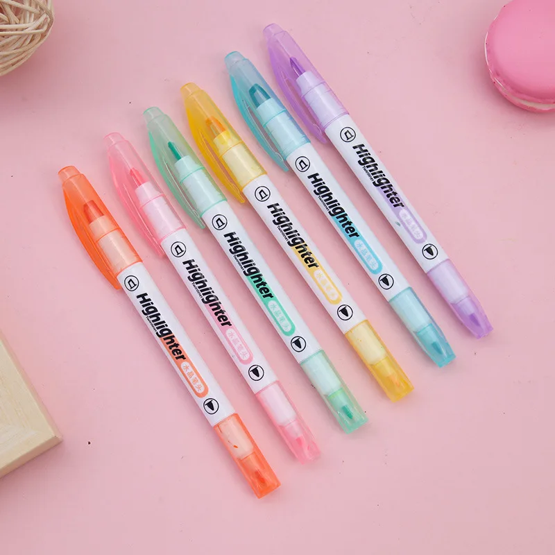 독특한 창 팁 하이라이터 펜, 더블 헤드 파스텔 컬러, - Stabilo Marker Boss 리뷰 및 가격