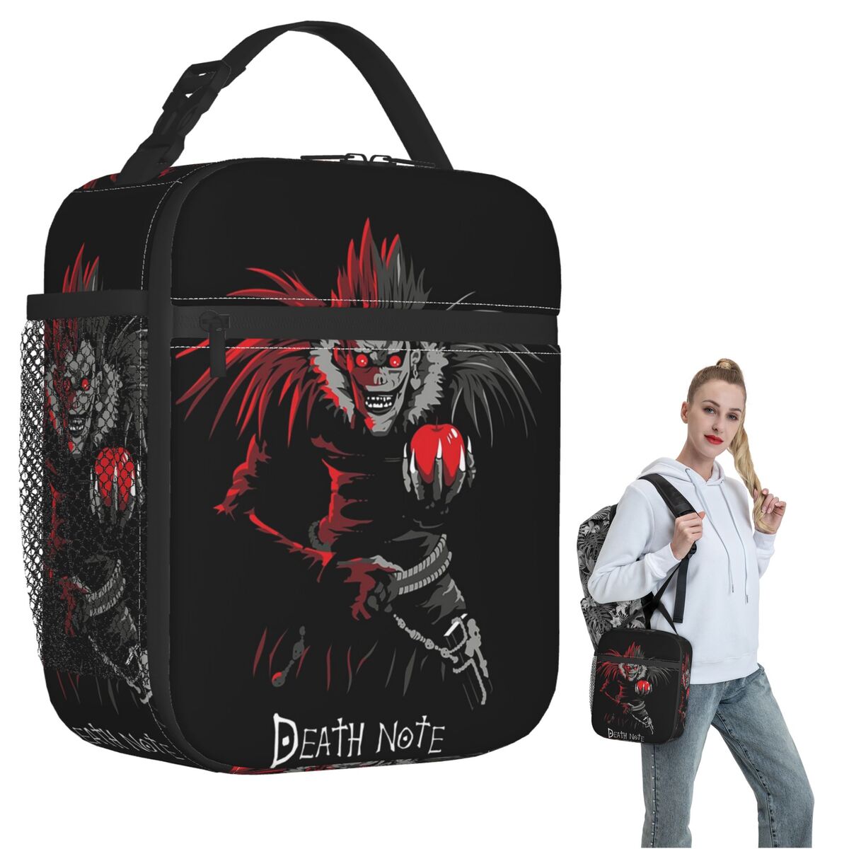 애니메이션 데스 노트 L-Lawliet 여성용 절연 도 - Tote Bag Sublimation 리뷰 및 가격