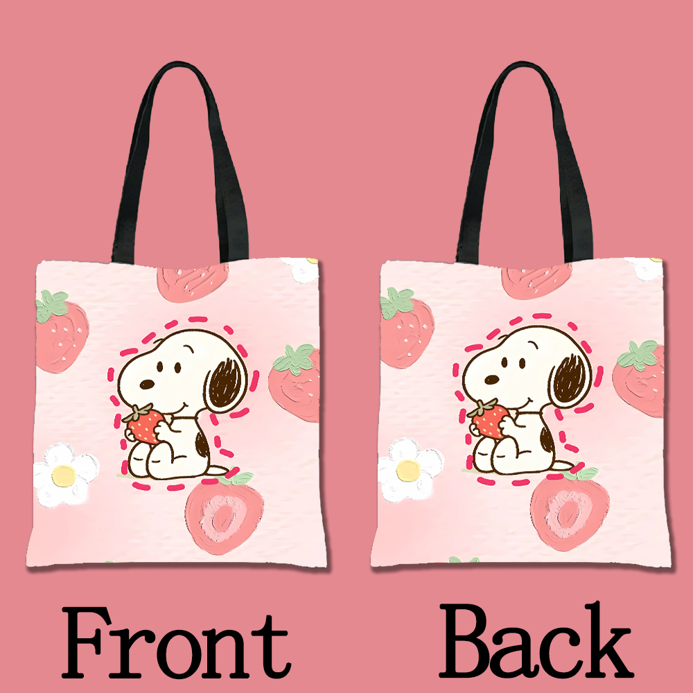 스누피 승화 캔버스 가방 여성 숄더백 귀여운 만화 토트 - Tote Bag Sublimation 리뷰 및 가격