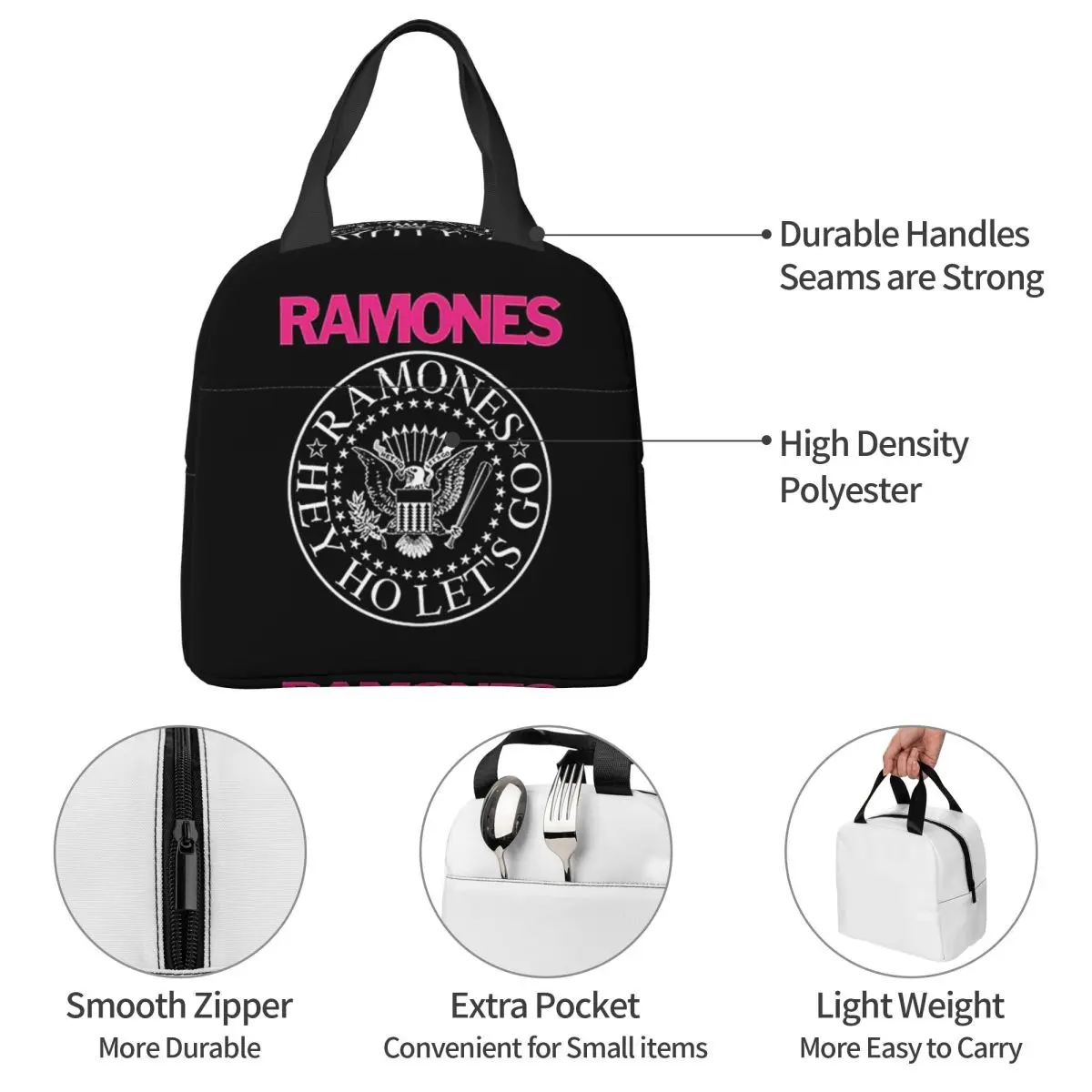 라모네 머치(Ramone Merch) 여성용 및 어린이 - Tote Bag Sublimation 리뷰 및 가격