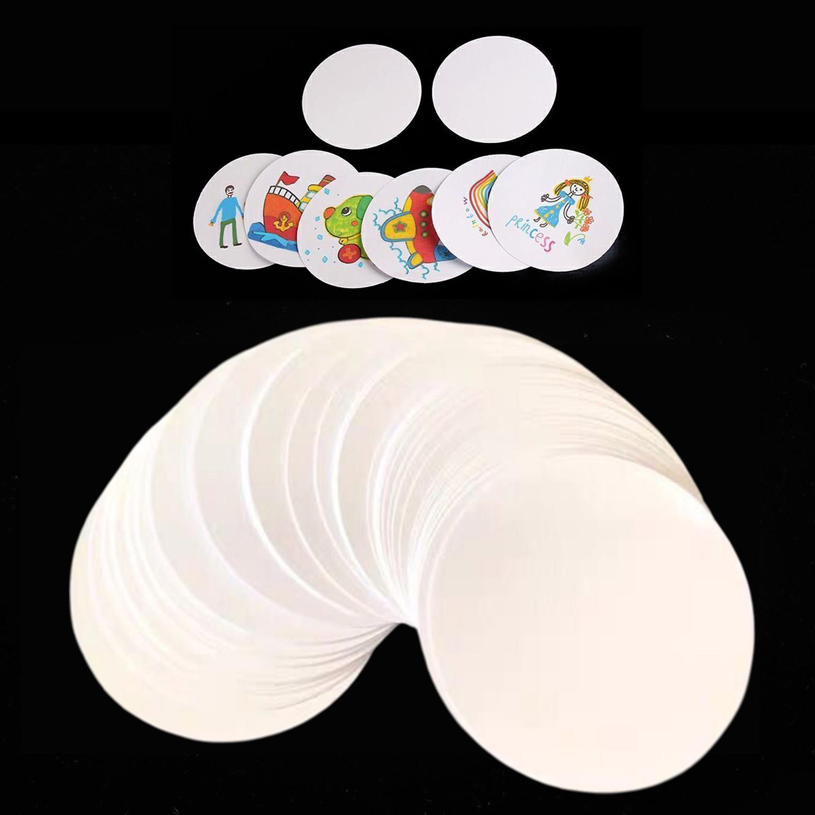 100개 버튼 배지 블랭크 페이퍼 공예용 휴대용 예비  - Button Badge Blank 리뷰 및 가격
