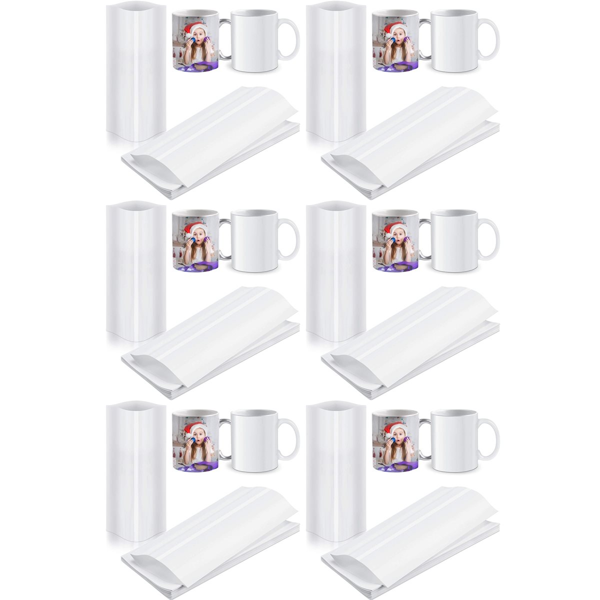 BAAE 420개 승화 수축 필름 5X10인치 열전사  - Sublimation Mug White 리뷰 및 가격